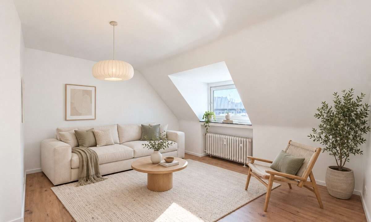 Wohnzimmer - virtuell eingerichtet