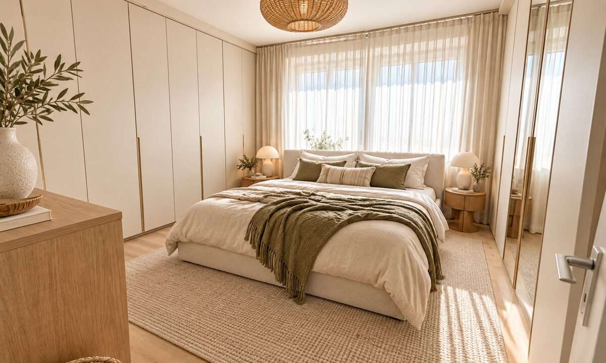 Schlafzimmer-KI-Mustereinrichtung