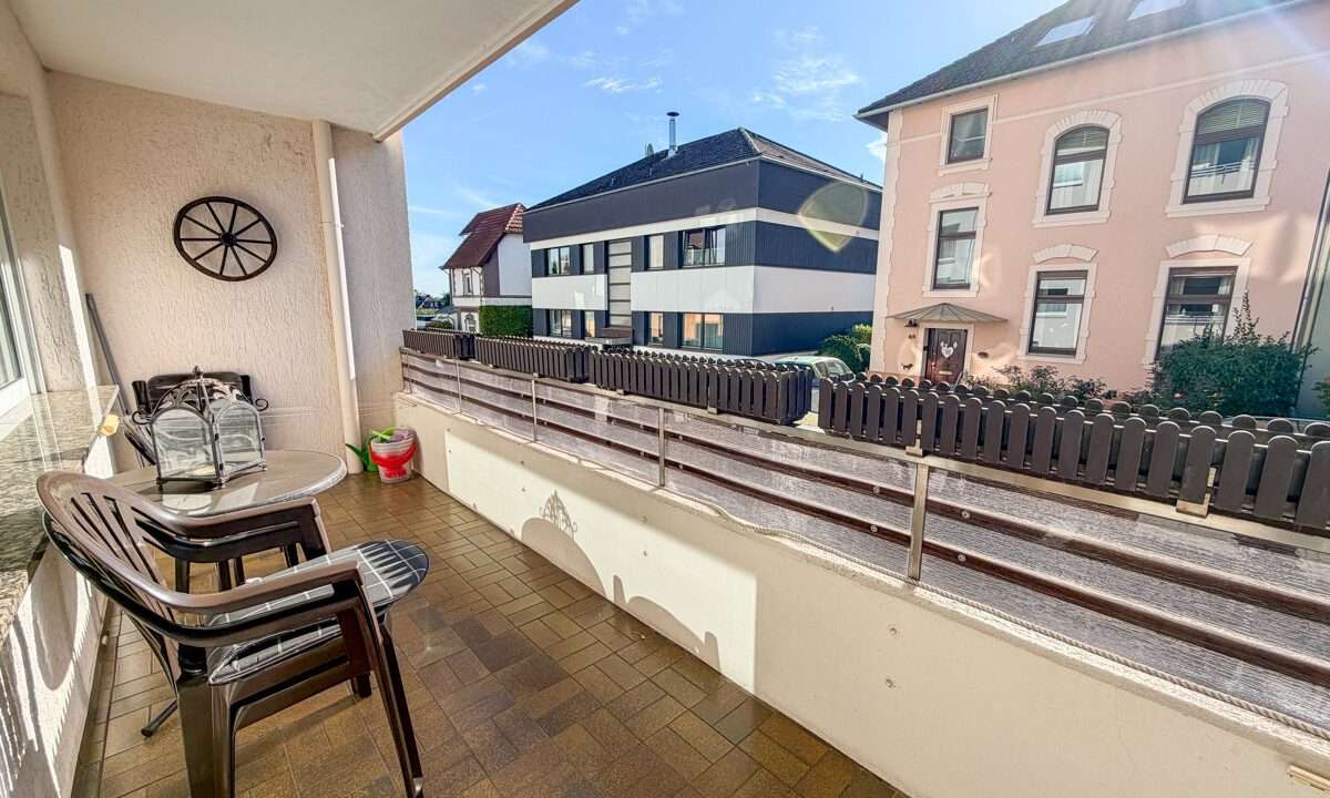 Balkon mit direktem Zugang vom Wohnbereich