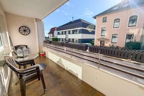 Balkon mit direktem Zugang vom Wohnbereich